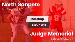 Matchup: North Sanpete High vs. Judge Memorial  2018