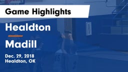 Healdton  vs Madill  Game Highlights - Dec. 29, 2018