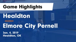 Healdton  vs Elmore City Pernell Game Highlights - Jan. 4, 2019
