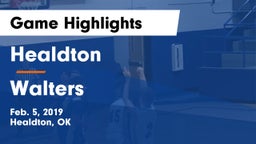 Healdton  vs Walters  Game Highlights - Feb. 5, 2019