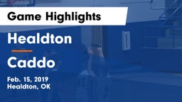 Healdton  vs Caddo Game Highlights - Feb. 15, 2019