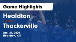 Healdton  vs Thackerville Game Highlights - Jan. 21, 2020