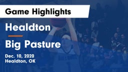 Healdton  vs Big Pasture  Game Highlights - Dec. 10, 2020