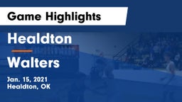 Healdton  vs Walters  Game Highlights - Jan. 15, 2021