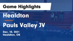 Healdton  vs Pauls Valley JV Game Highlights - Dec. 10, 2021
