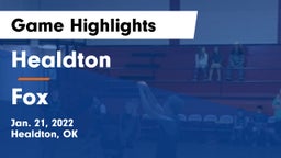 Healdton  vs Fox  Game Highlights - Jan. 21, 2022