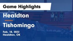 Healdton  vs Tishomingo  Game Highlights - Feb. 18, 2022