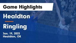 Healdton  vs Ringling Game Highlights - Jan. 19, 2023