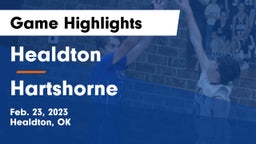 Healdton  vs Hartshorne Game Highlights - Feb. 23, 2023