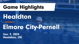 Healdton  vs Elmore City-Pernell  Game Highlights - Jan. 9, 2024