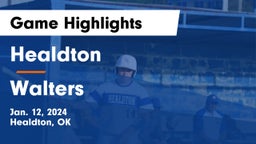 Healdton  vs Walters  Game Highlights - Jan. 12, 2024