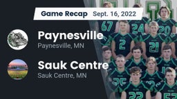 Recap: Paynesville  vs. Sauk Centre  2022