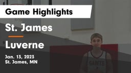St. James  vs Luverne  Game Highlights - Jan. 13, 2023