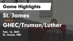 St. James  vs GHEC/Truman/Luther Game Highlights - Feb. 16, 2023