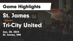 St. James  vs Tri-City United  Game Highlights - Jan. 20, 2024