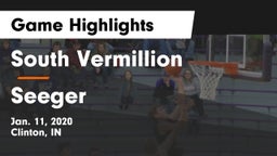 South Vermillion  vs Seeger  Game Highlights - Jan. 11, 2020