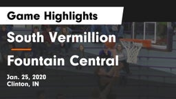 South Vermillion  vs Fountain Central  Game Highlights - Jan. 25, 2020