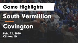 South Vermillion  vs Covington  Game Highlights - Feb. 22, 2020