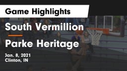 South Vermillion  vs Parke Heritage  Game Highlights - Jan. 8, 2021