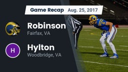 Recap: Robinson  vs. Hylton  2017