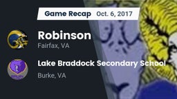 Recap: Robinson  vs. Lake Braddock Secondary School 2017
