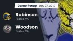Recap: Robinson  vs. Woodson  2017