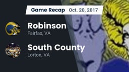 Recap: Robinson  vs. South County  2017