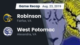 Recap: Robinson  vs. West Potomac  2019