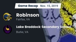 Recap: Robinson  vs. Lake Braddock Secondary School 2019