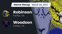 Recap: Robinson  vs. Woodson  2021