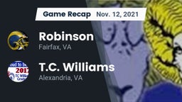 Recap: Robinson  vs. T.C. Williams 2021