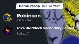 Recap: Robinson  vs. Lake Braddock Secondary School 2022