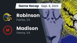 Recap: Robinson  vs. Madison  2023