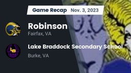 Recap: Robinson  vs. Lake Braddock Secondary School 2023