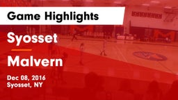 Syosset  vs Malvern  Game Highlights - Dec 08, 2016