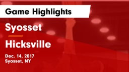 Syosset  vs Hicksville  Game Highlights - Dec. 14, 2017