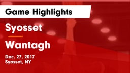 Syosset  vs Wantagh Game Highlights - Dec. 27, 2017