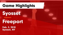 Syosset  vs Freeport  Game Highlights - Feb. 3, 2018