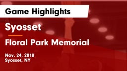 Syosset  vs Floral Park Memorial  Game Highlights - Nov. 24, 2018