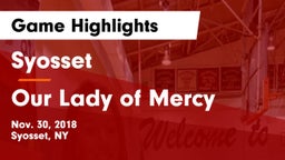 Syosset  vs Our Lady of Mercy Game Highlights - Nov. 30, 2018