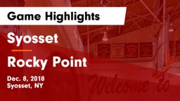 Syosset  vs Rocky Point  Game Highlights - Dec. 8, 2018