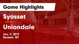 Syosset  vs Uniondale  Game Highlights - Jan. 9, 2019