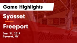 Syosset  vs Freeport  Game Highlights - Jan. 31, 2019