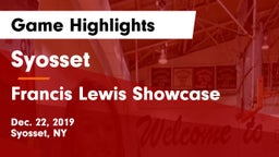 Syosset  vs Francis Lewis Showcase Game Highlights - Dec. 22, 2019