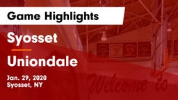 Syosset  vs Uniondale  Game Highlights - Jan. 29, 2020