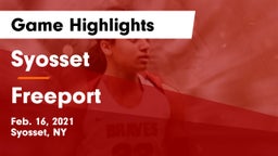 Syosset  vs Freeport  Game Highlights - Feb. 16, 2021
