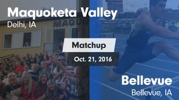 Matchup: Maquoketa Valley vs. Bellevue  2016