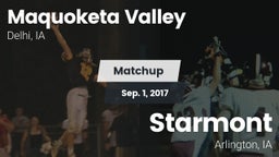 Matchup: Maquoketa Valley vs. Starmont  2017