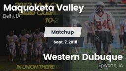 Matchup: Maquoketa Valley vs. Western Dubuque  2018