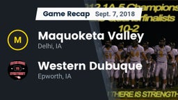 Recap: Maquoketa Valley  vs. Western Dubuque  2018